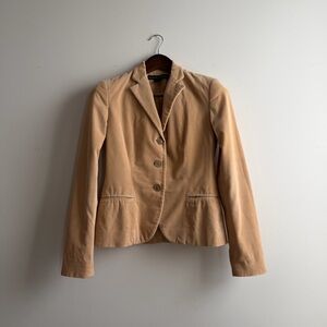 Ralph Lauren Camel Corduroy Blazer – Made in USA | Size 2